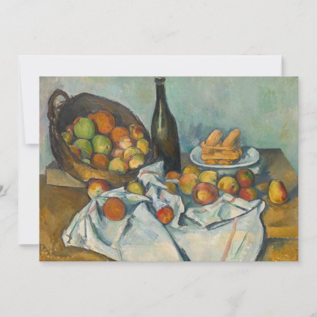 Paul Cezanne - The Basket of Apples Invitation (Front)