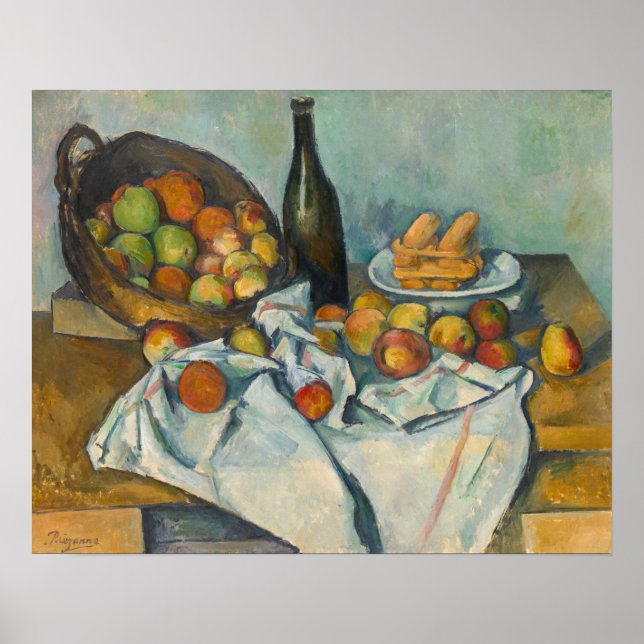 Paul Cezanne - The Basket of Apples Poster (Front)
