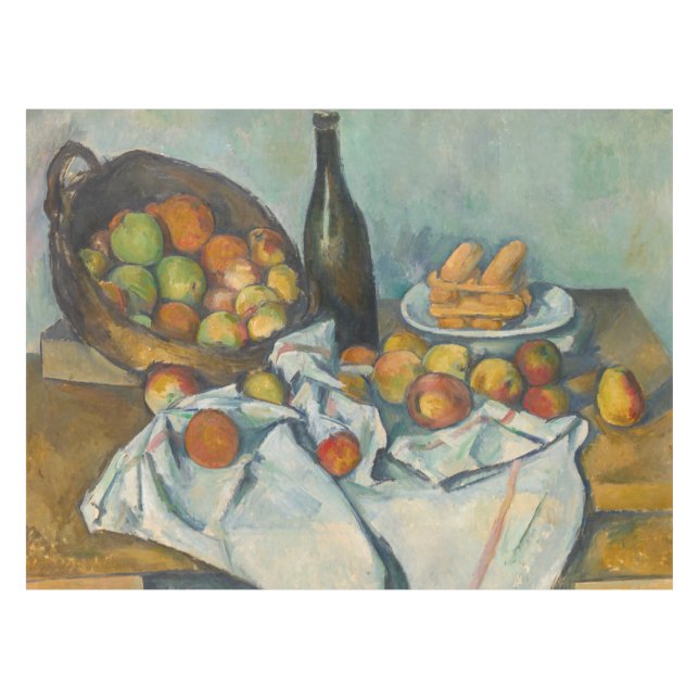 Paul Cezanne - The Basket of Apples Tablecloth (Front (Horizontal))