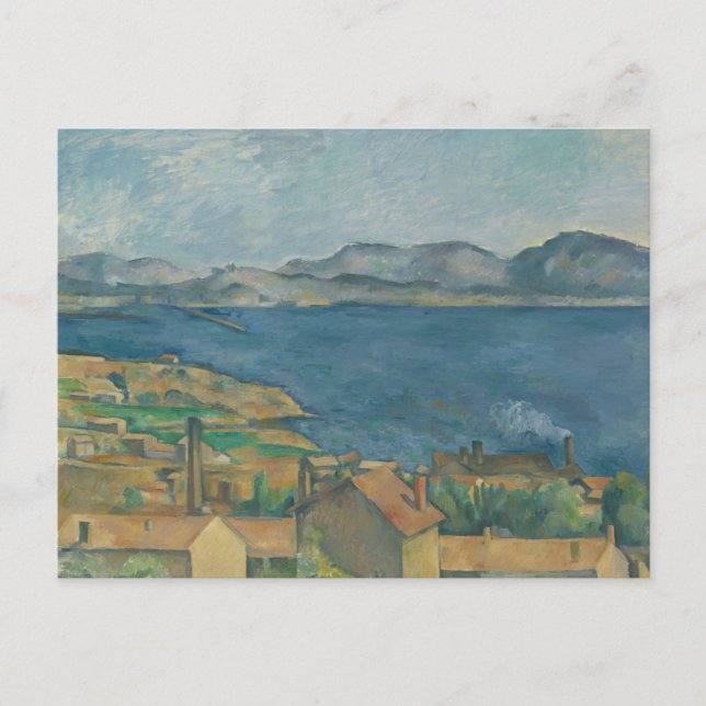 Paul Cezanne - The Bay of Marseilles Postcard (Front)
