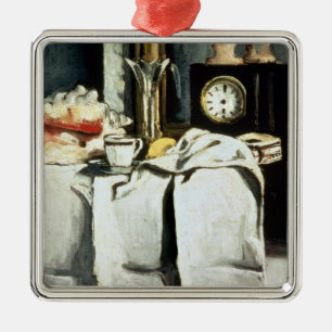Paul Cezanne The Black Marble Clock, c.1870 Metal Ornament