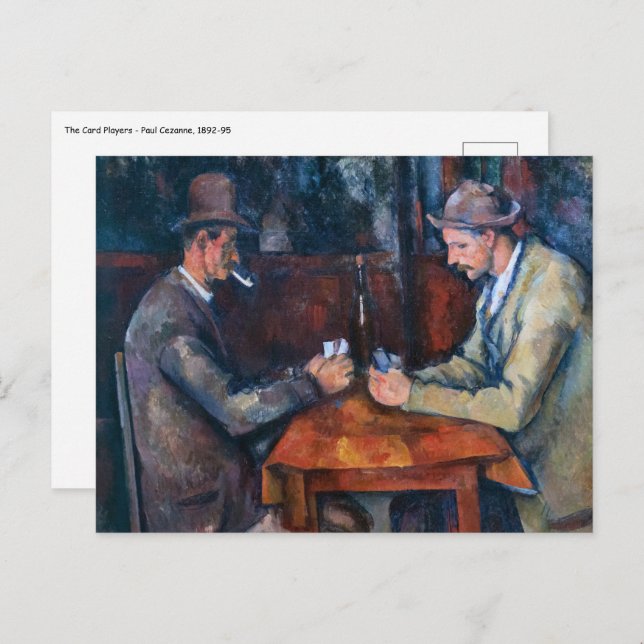 Paul Cezanne - The Card Players (Front/Back)