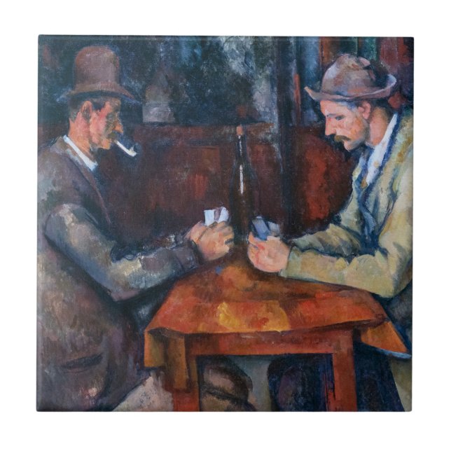 Paul Cezanne - The Card Players Ceramic Tile (Front)