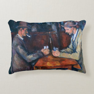 Paul Cezanne - The Card Players Decorative Cushion
