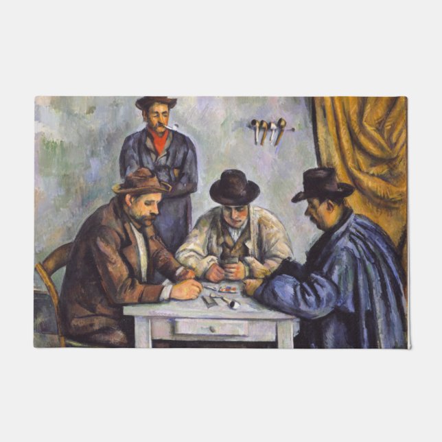 Paul Cezanne - The Card Players Doormat (Front)
