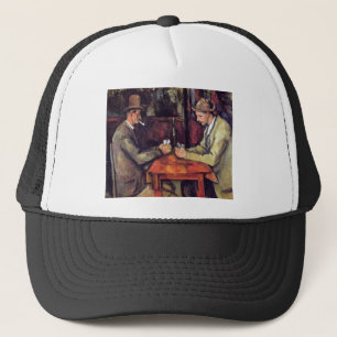 Paul Cezanne - The Card Players Fine Art Painting Trucker Hat