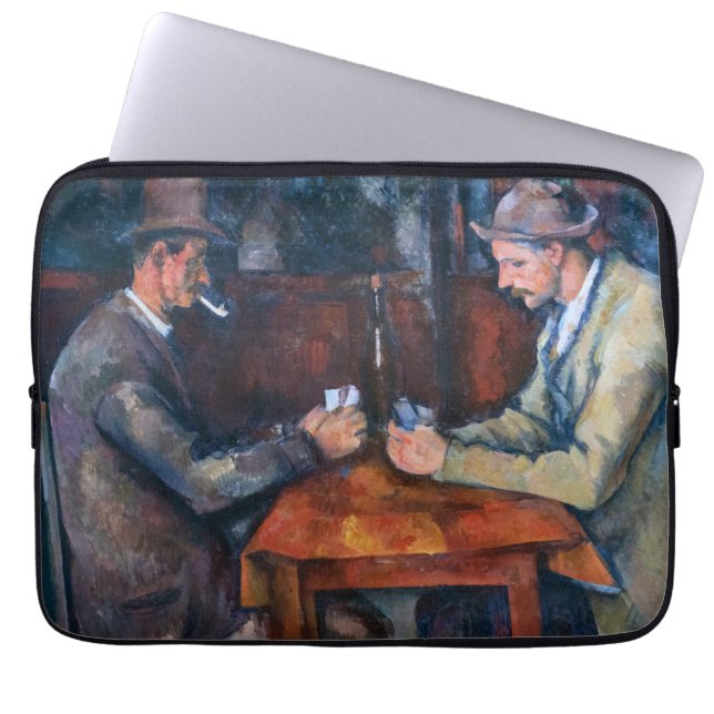 Paul Cezanne - The Card Players Laptop Sleeve (Front)