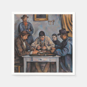 Paul Cezanne - The Card Players Napkin