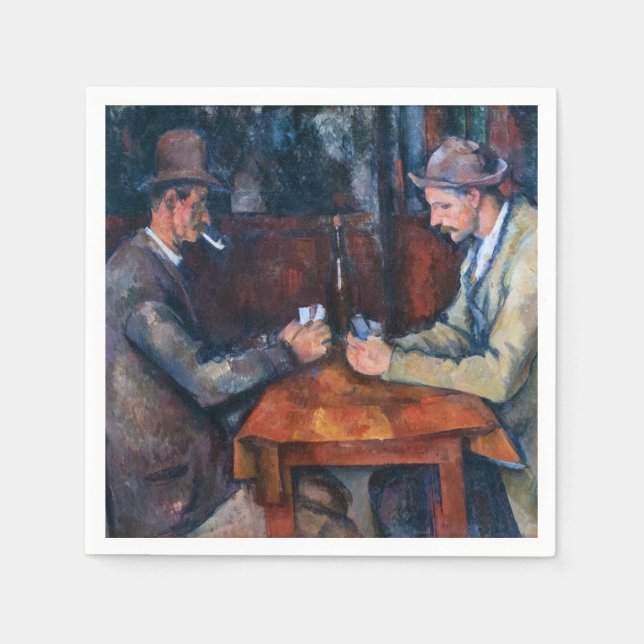 Paul Cezanne - The Card Players Napkin (Front)