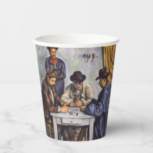 Paul Cezanne - The Card Players Paper Cups