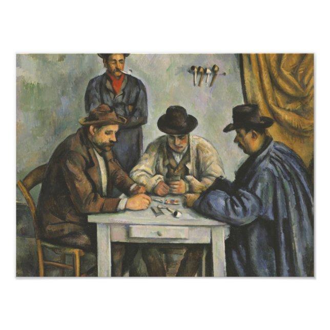 Paul Cezanne - The Card Players Photo Print (Front)