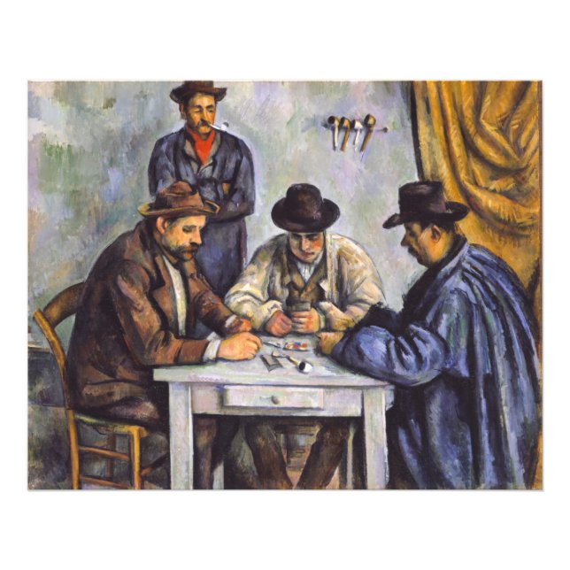 Paul Cezanne - The Card Players Photo Print (Front)