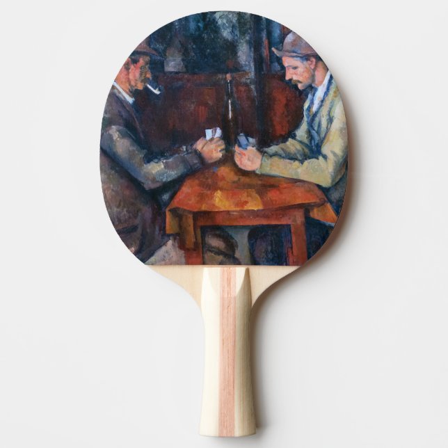 Paul Cezanne - The Card Players Ping Pong Paddle (Front)