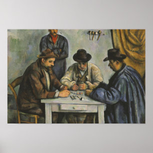Paul Cezanne - The Card Players Poster