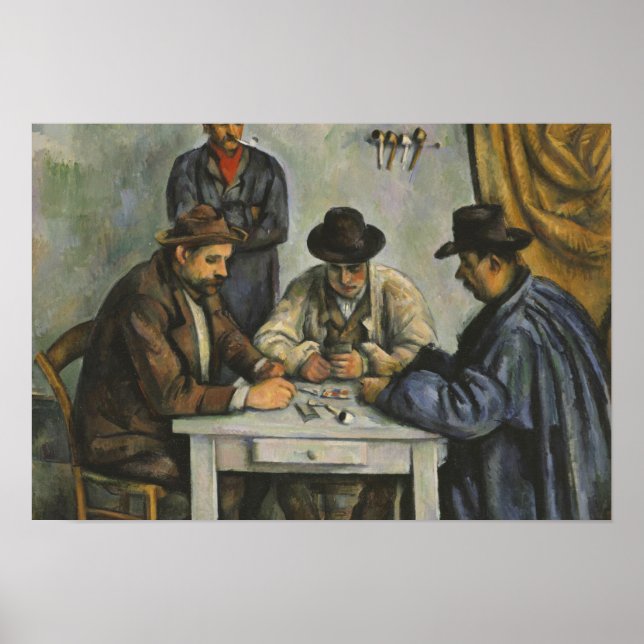 Paul Cezanne - The Card Players Poster (Front)