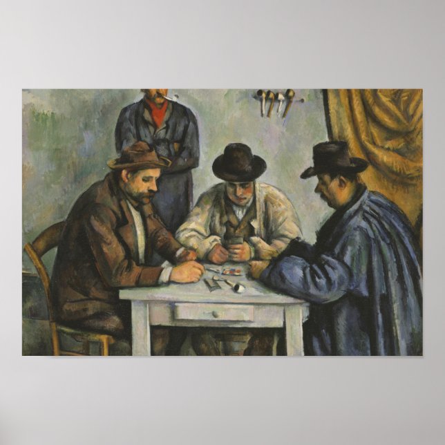 Paul Cezanne - The Card Players Poster (Front)