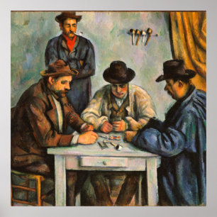Paul Cezanne - The Card Players Poster