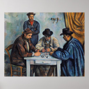 Paul Cezanne - The Card Players Poster
