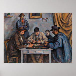 Paul Cezanne - The Card Players Poster