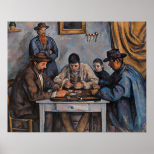 Paul Cezanne - The Card Players Poster