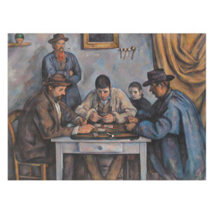 Paul Cezanne - The Card Players Tablecloth