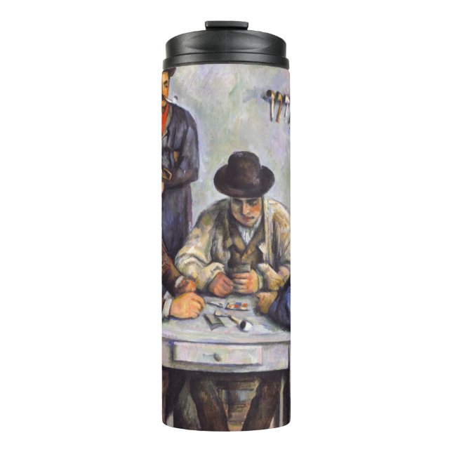 Paul Cezanne - The Card Players Thermal Tumbler (Front)