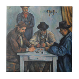 Paul Cezanne The Card Players Tile