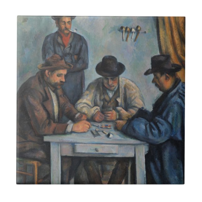 Paul Cezanne | The Card Players Tile (Front)