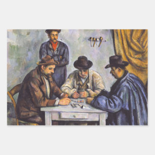 Paul Cezanne - The Card Players Wrapping Paper Sheet