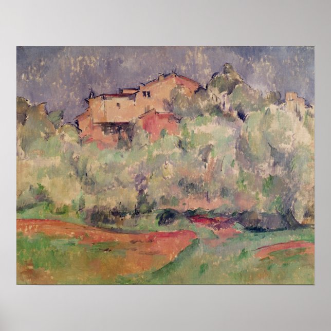 Paul Cezanne | The House at Bellevue, 1888-92 Poster (Front)