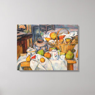 Paul Cezanne - The Kitchen Table Canvas Print