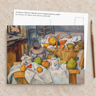Paul Cezanne - The Kitchen Table Postcard
