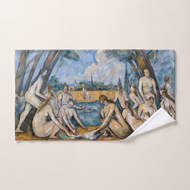 Paul Cezanne - The Large Bathers Bath Towel Set (Hand Towel)