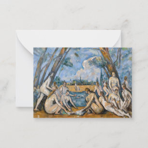 Paul Cezanne - The Large Bathers Card