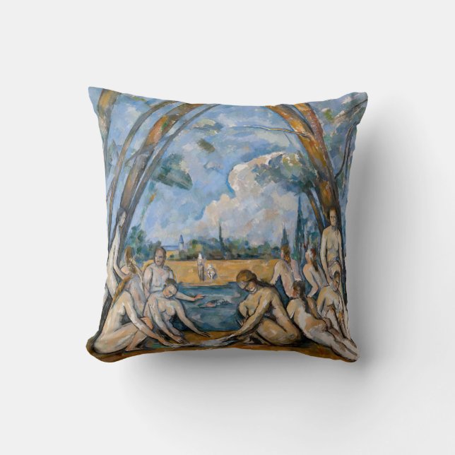 Paul Cezanne - The Large Bathers Cushion (Front)