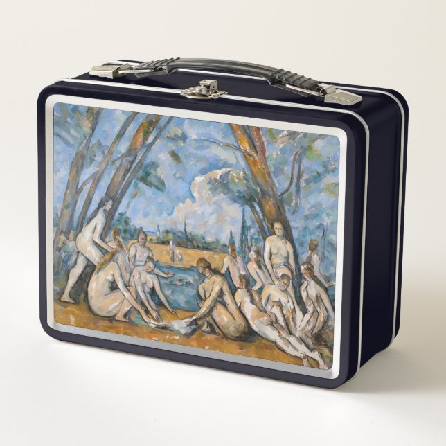 Paul Cezanne - The Large Bathers Metal Lunch Box (Front)