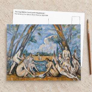 Paul Cezanne - The Large Bathers Postcard