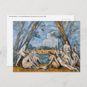 Paul Cezanne - The Large Bathers Postcard