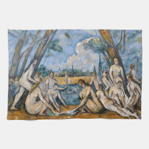 Paul Cezanne - The Large Bathers Tea Towel
