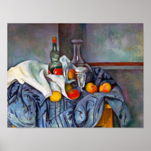 Paul Cézanne The Peppermint Bottle still life art Poster