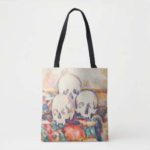 Paul Cezanne - The Three Skull Watercolor Tote Bag