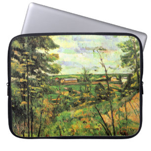 Paul Cezanne, The Valley of Oise, Laptop Sleeve