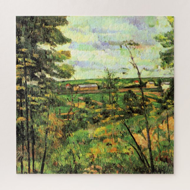 Paul Cezanne, The Valley of the Oise, Jigsaw Puzzle (Vertical)
