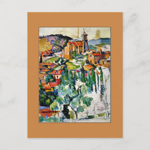 Paul Cezanne - The Village of Gardanne Postcard