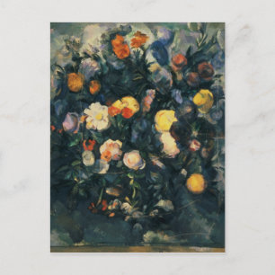 Paul Cezanne Vase of Flowers, 19th Postcard