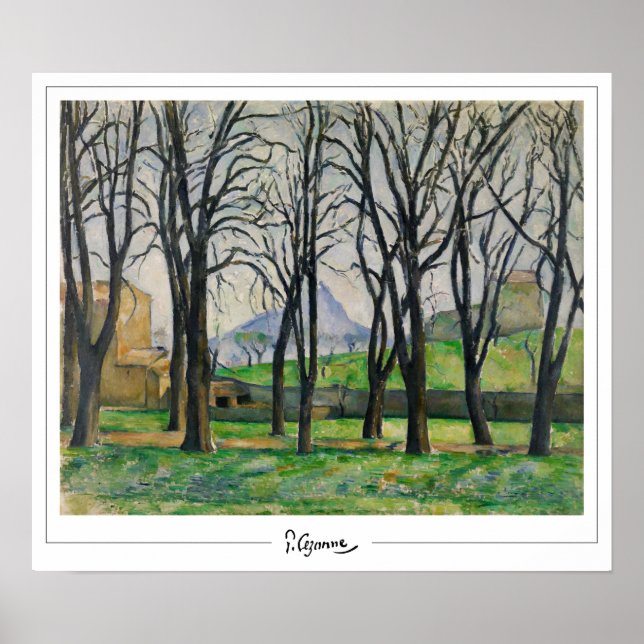 Paul Cézanne Zedign Art Poster #12 (Front)