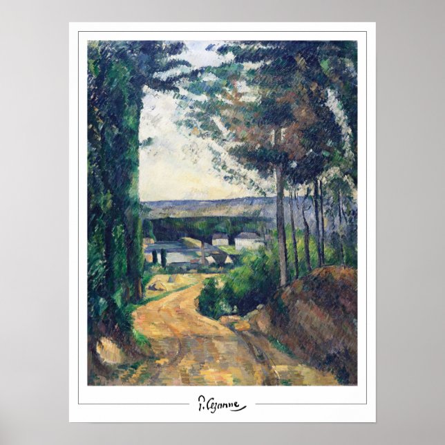Paul Cézanne Zedign Art Poster #25 (Front)