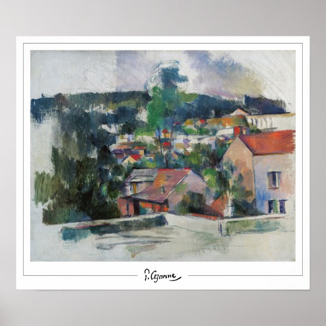 Paul Cézanne Zedign Art Poster #28 (Front)