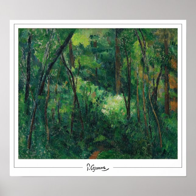 Paul Cézanne Zedign Art Poster #37 (Front)
