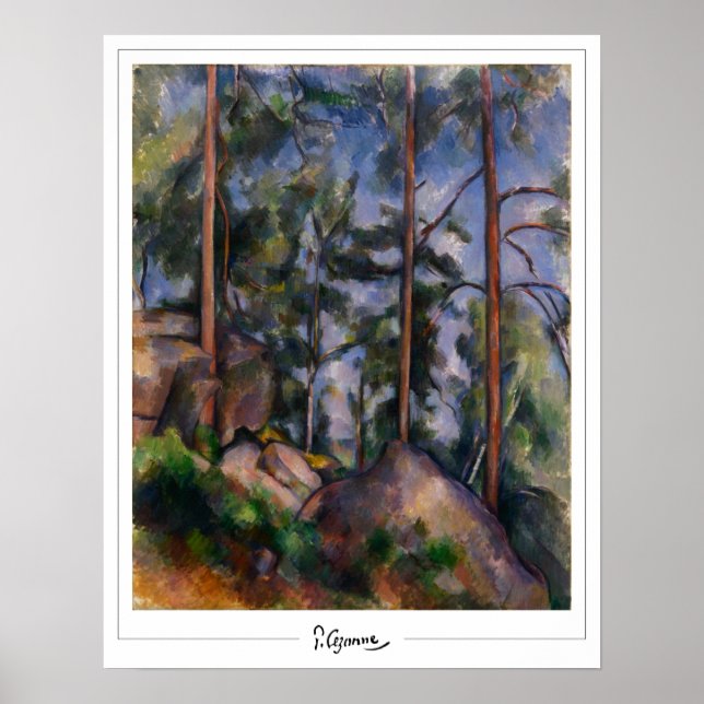 Paul Cézanne Zedign Art Poster #556 (Front)